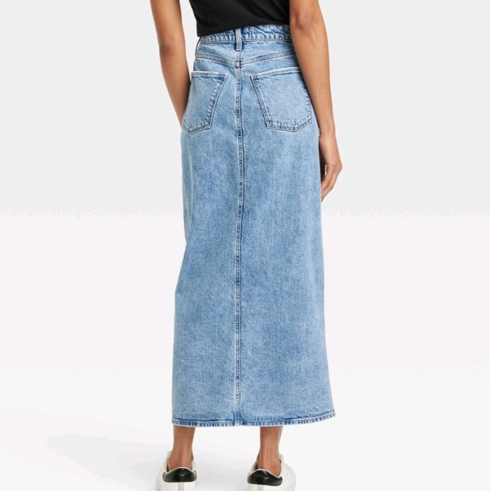 Women's Denim Maxi Skirt - Universal Thread Light Size 24 - Picture 2 of 12